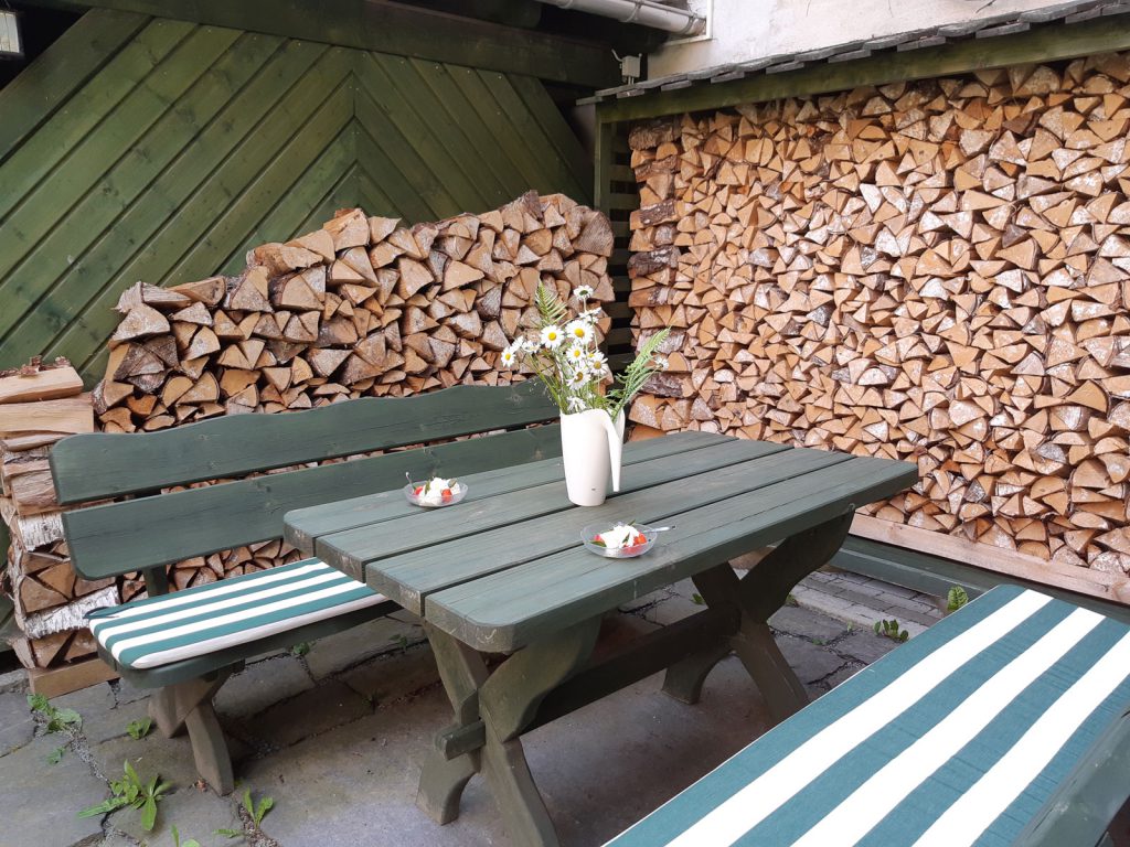 Sitzplatz im Garten